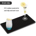 2pcs Pvc Tableware Mat Soft Rubber Mat for Bar Home Restaurant Table