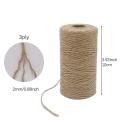 2pcs X 333 Feet 2mm 3ply Jute Twine, Package Tied with Twine