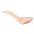 Household Kitchen Wood Round Head Rice Scoop Soup Ladle Spoon 7.5" Long