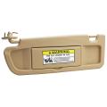 Car Front Left Driver Sun Visor for 2006-2011 Civic Coupe/sedan,beige