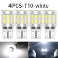 4xt10 W5w Canbus Bulbs 168 194 3014smd Led Car Side Marker Lamp