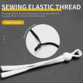 100 Pcs Sewing Elastic Band Cord with Adjustable Buckle Stretchy Mask