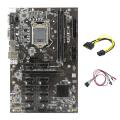 B250 Btc Motherboard with Switch Cable +sata 15pin to 6pin Cable