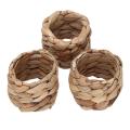 Water Hyacinth Woven Napkin Ring,buckle Holder for Xmas,daily Use