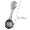 Measure Coffee Scoop for Ground Coffee, Espresso, Coffee Beans Silver