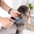 High Quality Pet Comb Self Cleaning Brush Professional Brush Green