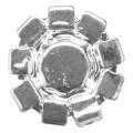 Kristall Strass Schaltflaeche Flatback Dekoration 15mm 10 Stueck Klar