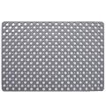 Tpe Bathroom Floor Shower Mats Anti Slip with Suction Cups Gray