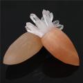 Natural Selenite Carrot Quartz Crystal Stone Home Decor Gifts(11cm)