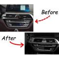 For -bmw 5 Series G30 Console Air Condition Vent Outlet Cover Trim