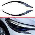 For Toyota Corolla Cross Front Headlight Garnish Strip Eyebrow Cover