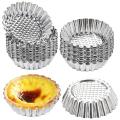 Egg Tart Mold,pudding Mold, Mini Pie Tartlet Muffin Mold for Baking