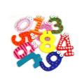 20x Funky Fun Colorful Magnetic Numbers Wooden Fridge Magnets Toys