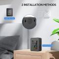5 In 1 Air Quality Monitor, Usb Rechargeable Co2 Detector Black