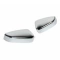 Side Door Mirror Covers Abs for Ford Mustang 2009-2013, Chrome