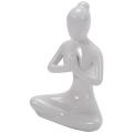 Abstract Art Ceramic Yoga Poses Yoga Lady Figure Statue Ornament #2
