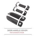 Carbon Fiber Door Handle Frame Cover Trim for Toyota Hiace 2005-2015