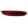 2pcs Car Red Len Led Rear Bumper Reflector Brake Light Tail Fog Lamp