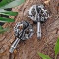 Zeray Mtb Pedals Aluminum Alloy Sealed Bearing Clipless Pedals