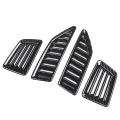 4pcs Central Control Air Outlet Vent Cover for Ford Wildtrak 15-21
