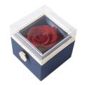 Eternal Rose Floral Necklace Box Valentine's Day Gift for Wedding C