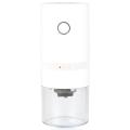 Usb Rechargeable Coffee Grinder Professional Coffee Bean Mill White