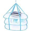 3-tier Mesh Clothes Hanging Dryer, Foldable Sweater Drying Rack