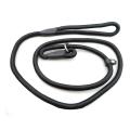 1.0*140cm Pet Dog Nylon Adjustable Loop Training Lead Collar Leash Traction Rope (black)