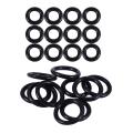 Black 9mm X 2.0mm Rubber Seals Oil Seal O Rings 12 Pcs