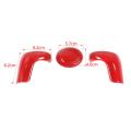 Gear Shift Knob Head Cover Trim for Chevrolet (abs Red)