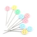 200 Flower Head Patchwork Pins Diy Needles for Tailor (button Pin)