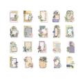 80 Sheets Memo Pads Material Paper Plant Journal Scrapbooking Cards