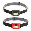 Cob Led Mini Headlight 3 Modes for Outdoor Camping Red