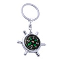 Creative Rudder Compass Keychain Compass