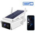 T13-2 1080P HD Solar Powered 2.4GHz WiFi Security Camera with Battery, Support Motion Detection, Nig