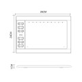 VINSA VIN1060PLUS 10x6 inch 8192 Levels Pressure Sensitivity Digital Drawing Board