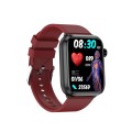 ET210 1.91 inch IPS Screen IP67 Waterproof Silicone Band Smart Watch, Support Body Temperature Monit