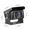 F0503 684 x 512 Effective Pixel HD Waterproof  28 LED IR Night Vision 120 Degree Wide Angle Car / Tr