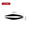 For BMW 5 Series F10 2010-2013 Car Lamp Eyebrow Decorative Sticker,Left and Right Drive Universal