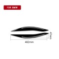 For BMW 5 Series F10 2014-2016 Car Lamp Eyebrow Decorative Sticker,Left and Right Drive Universal