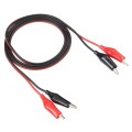 Dual Alligator Clip Test Lead Probe Cable, Length: 1m