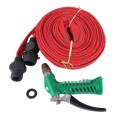 20M High Pressure Garden Car Hose Spray Washing Water Gun Sprayer Cleaner Nozzle, Random Color Deliv