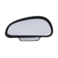 3R-091 Car Blind Spot Left Rear View Wide Angle Adjustable Mirror(Black)