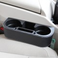 CARFU AC-2299A Car Seat Gap Multi-function Storage Box(Black)