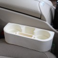 CARFU AC-2299A Car Seat Gap Multi-function Storage Box(Beige)