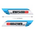 1 Pair Car Letters NISMO Personalized Aluminum Alloy Decorative Stickers, Size: 11.5 x 2.5 x 0.5cm (