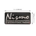Car Nismo Metal Stickers Personalized Aluminum Alloy Decorative Stickers, Size:9 x 4.5cm