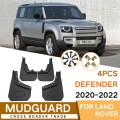 For LandRover Defender 2020-2022 4pcs/Set Car Auto Soft Plastic Splash Flaps Fender Guard