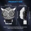 Colorful Owl Shaped Motorcycle Spotlight