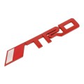 Car TRD Pattern Metal Personalized Decorative Stickers, Size: 14.8x2.8x0.3cm (Red)